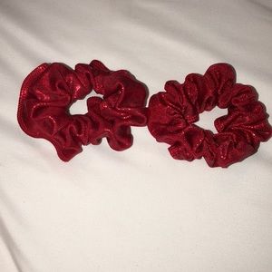 I am selling to red sparkle scrunchies together.